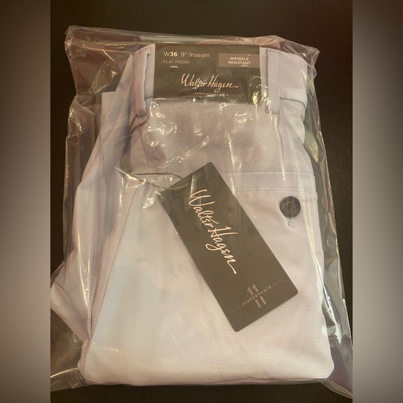 NWT | Walter Hagen Men's Golf Shorts P11 Soft Blue Size 36 Inseam 9” - Picture 15 of 15